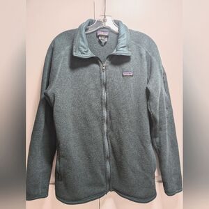 Patagonia Dark Green Fleece Better Sweater Full Zip Women's XL jacket